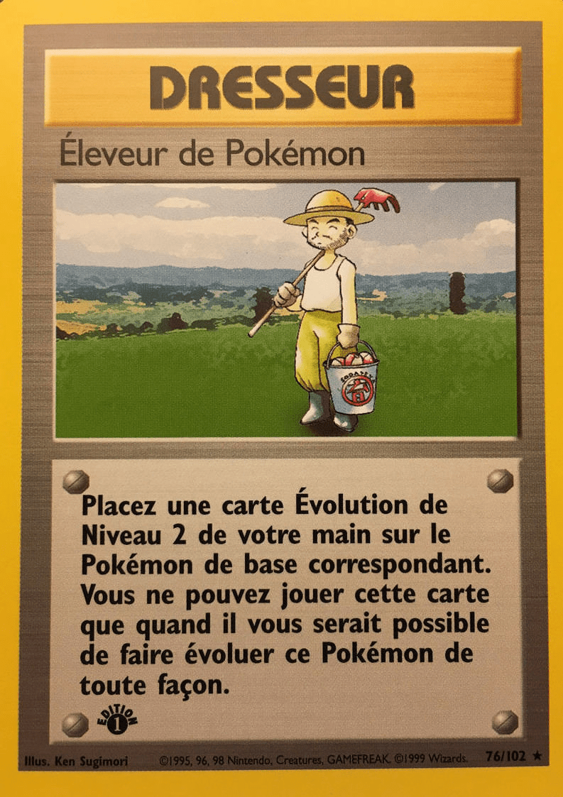 Éleveur de Pokémon - Set de Base - 076 - Rare