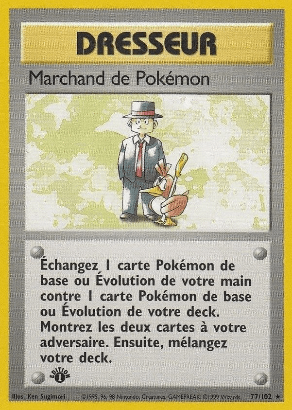 Marchand de Pokémon - Set de Base - 077 - Rare