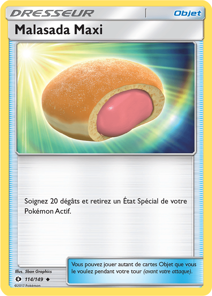 Malasada Maxi - Soleil et Lune - 114 - Peu commune