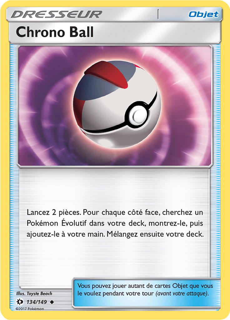 Chrono Ball - Soleil et Lune - 134 - Peu commune