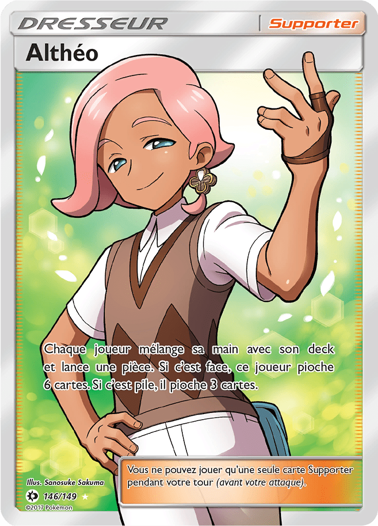 Althéo - Soleil et Lune - 146 - Trainer Full Art