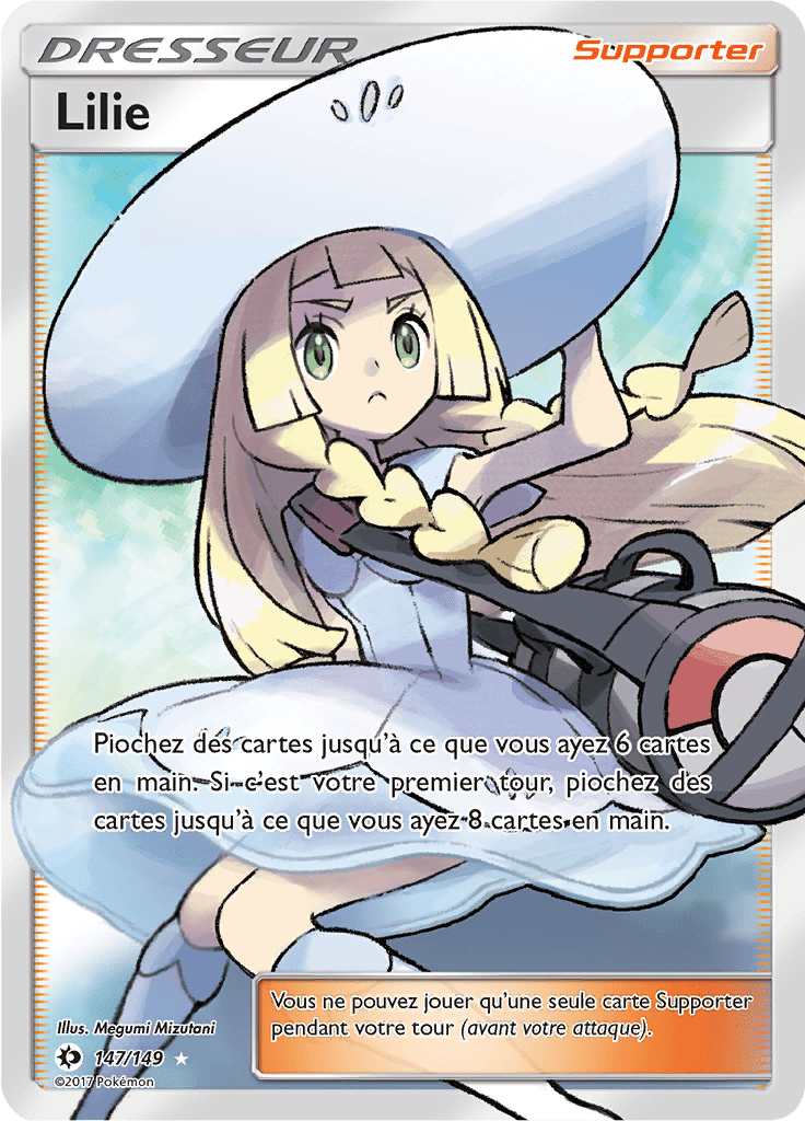 Lilie - Soleil et Lune - 147 - Trainer Full Art