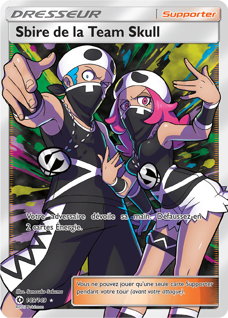 Sbire de la Team Skull - Soleil et Lune - 149 - Trainer Full Art