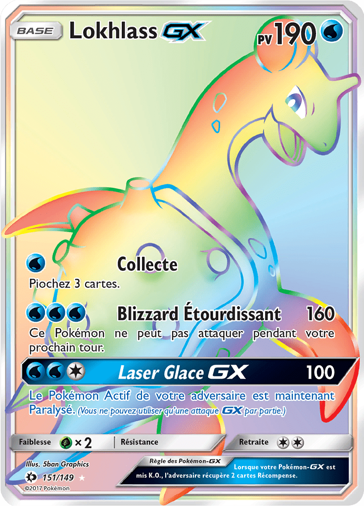 Lokhlass GX - Soleil et Lune - 151 - Arc-en-ciel rare