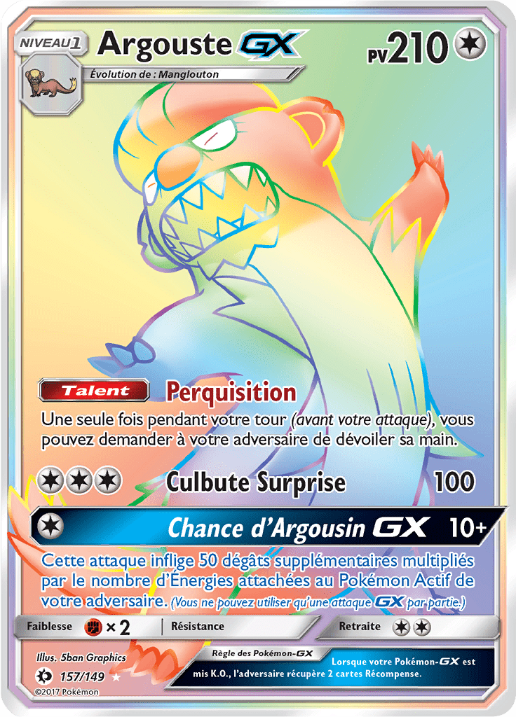 Argouste GX - Soleil et Lune - 157 - Arc-en-ciel rare