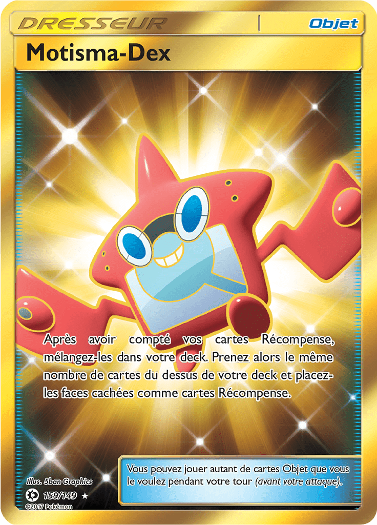 Motisma-Dex - Soleil et Lune - 159 - Trainer gold
