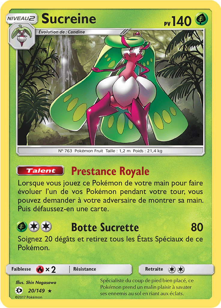 Sucreine - Soleil et Lune - 020 - Holographique rare