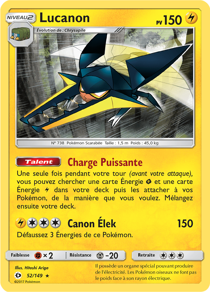 Lucanon - Soleil et Lune - 052 - Holographique rare