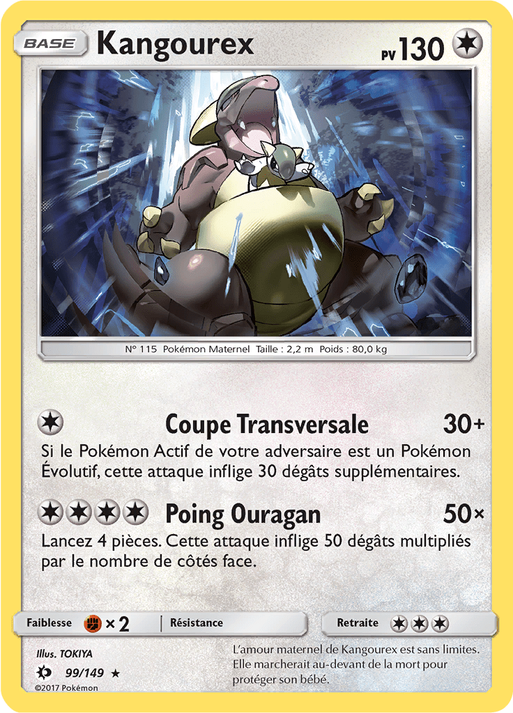 Kangourex - Soleil et Lune - 099 - Holographique rare