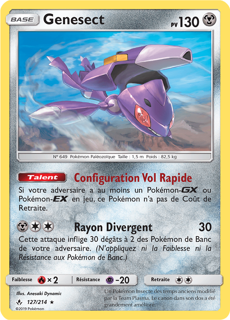 Genesect - SL Alliance Infaillible - 127 - Rare