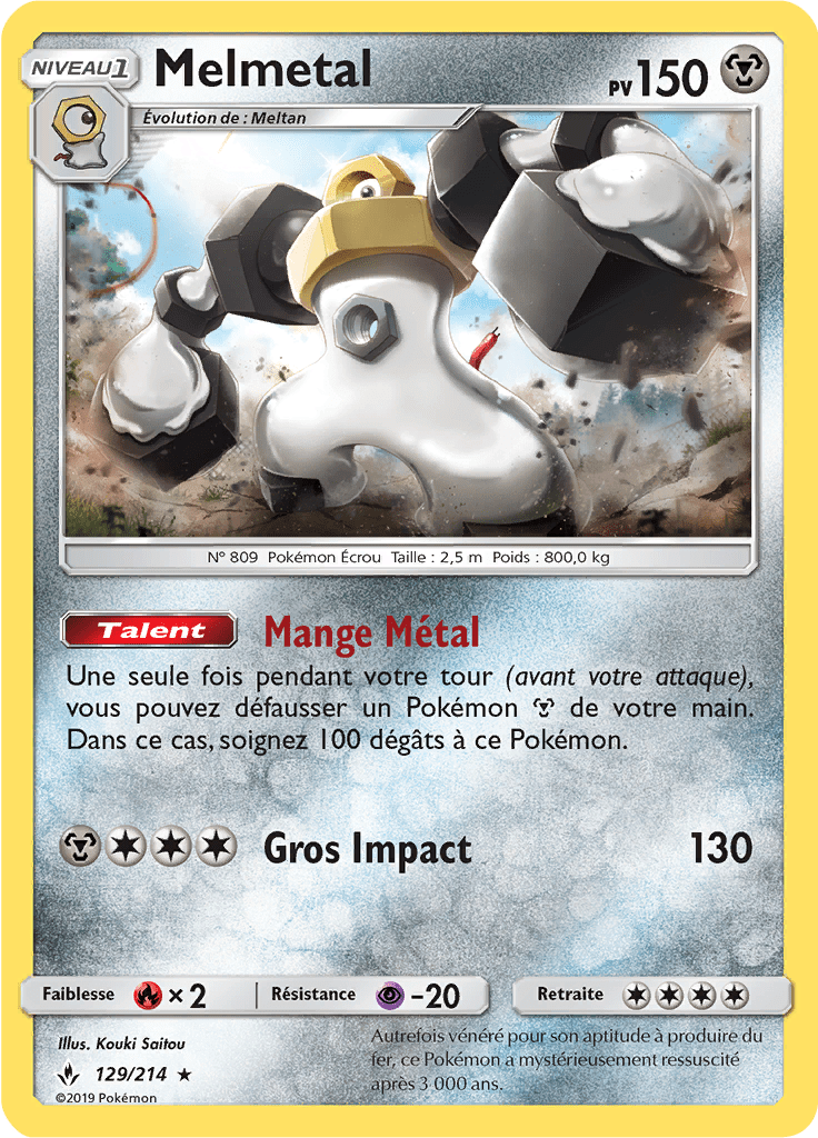 Melmetal - SL Alliance Infaillible - 129 - Holographique rare