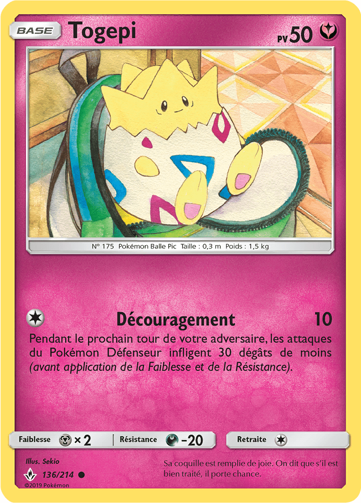 Togepi - SL Alliance Infaillible - 136 - Commune