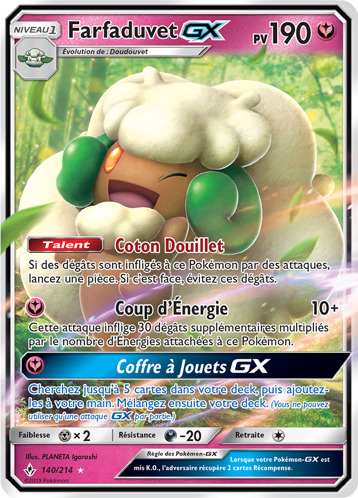 Farfaduvet GX - SL Alliance Infaillible - 140 - Holographique rare GX
