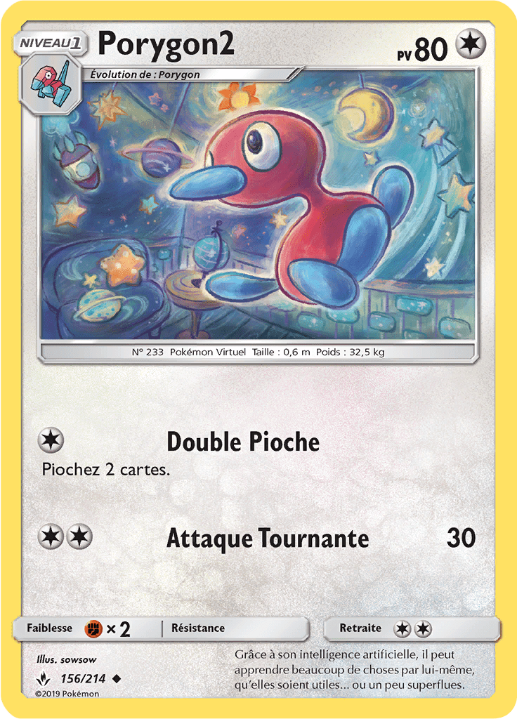 Porygon2 - SL Alliance Infaillible - 156 - Peu commune