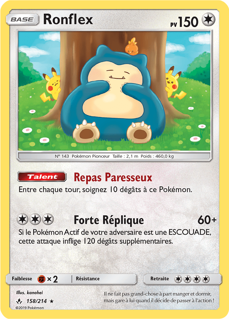 Ronflex - SL Alliance Infaillible - 158 - Holographique rare