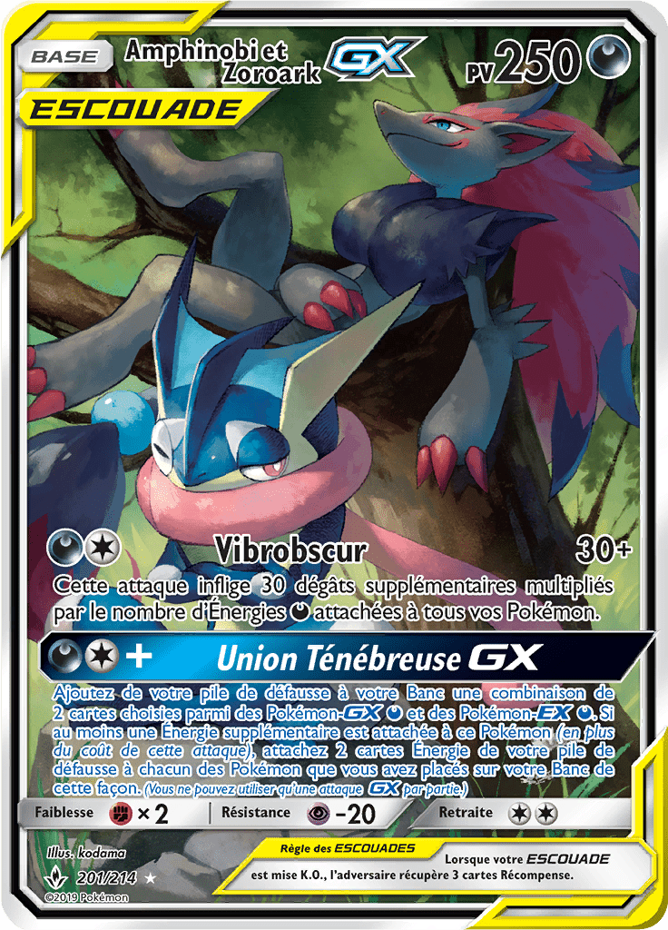 Amphinobi et Zoroark GX - SL Alliance Infaillible - 201 - Alternate