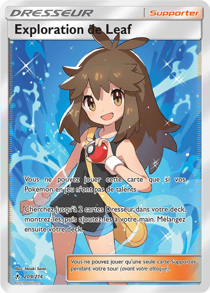 Exploration de Leaf - SL Alliance Infaillible - 209 - Trainer Full Art