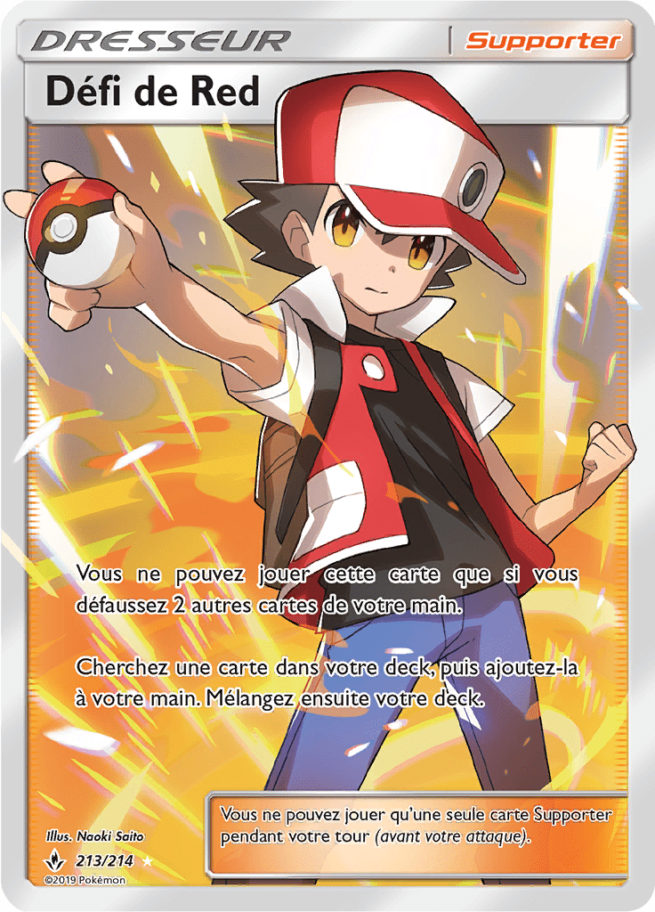 Défi de Red - SL Alliance Infaillible - 213 - Trainer Full Art