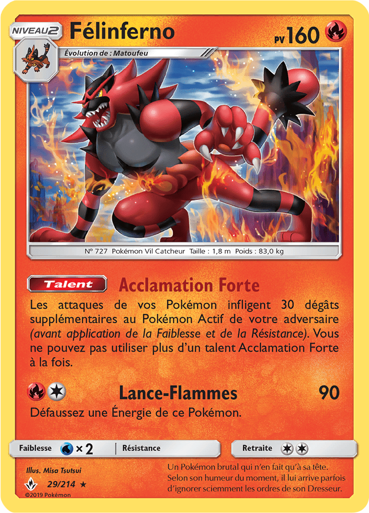 Félinferno - SL Alliance Infaillible - 029 - Rare
