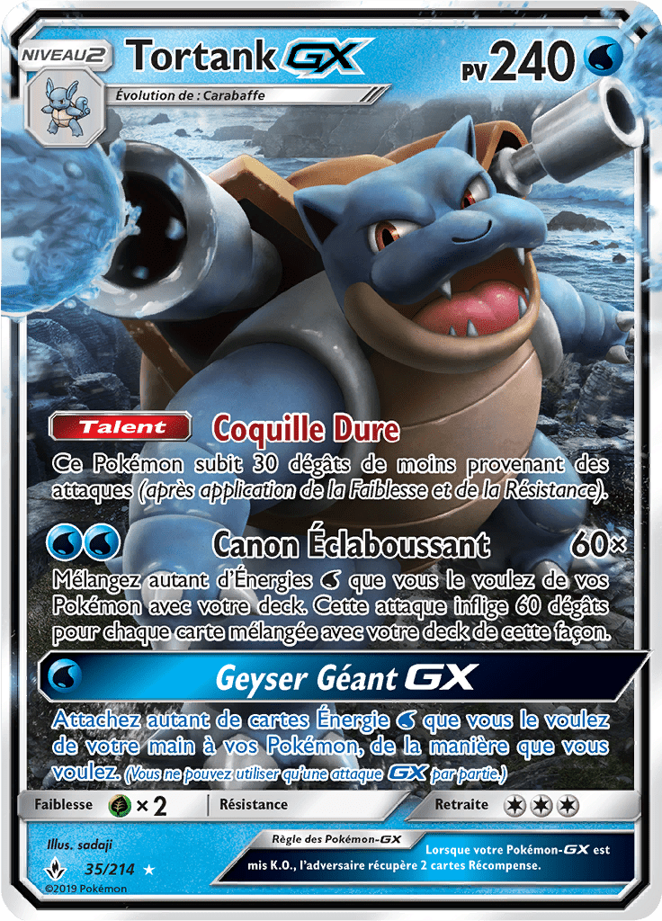Tortank GX - SL Alliance Infaillible - 035 - Holographique rare GX