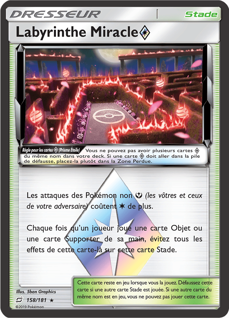 Labyrinthe Miracle - SL Duo de Choc - 158 - Prisme Étoile rare