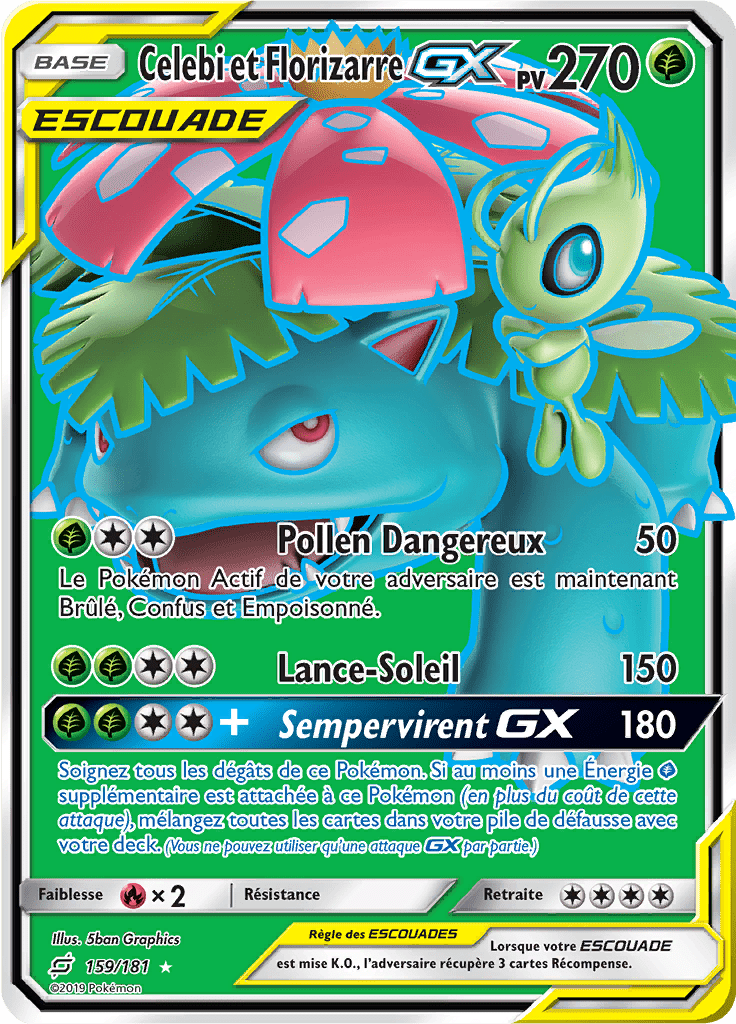 Celebi et Florizarre GX - SL Duo de Choc - 159 - GX Full Art