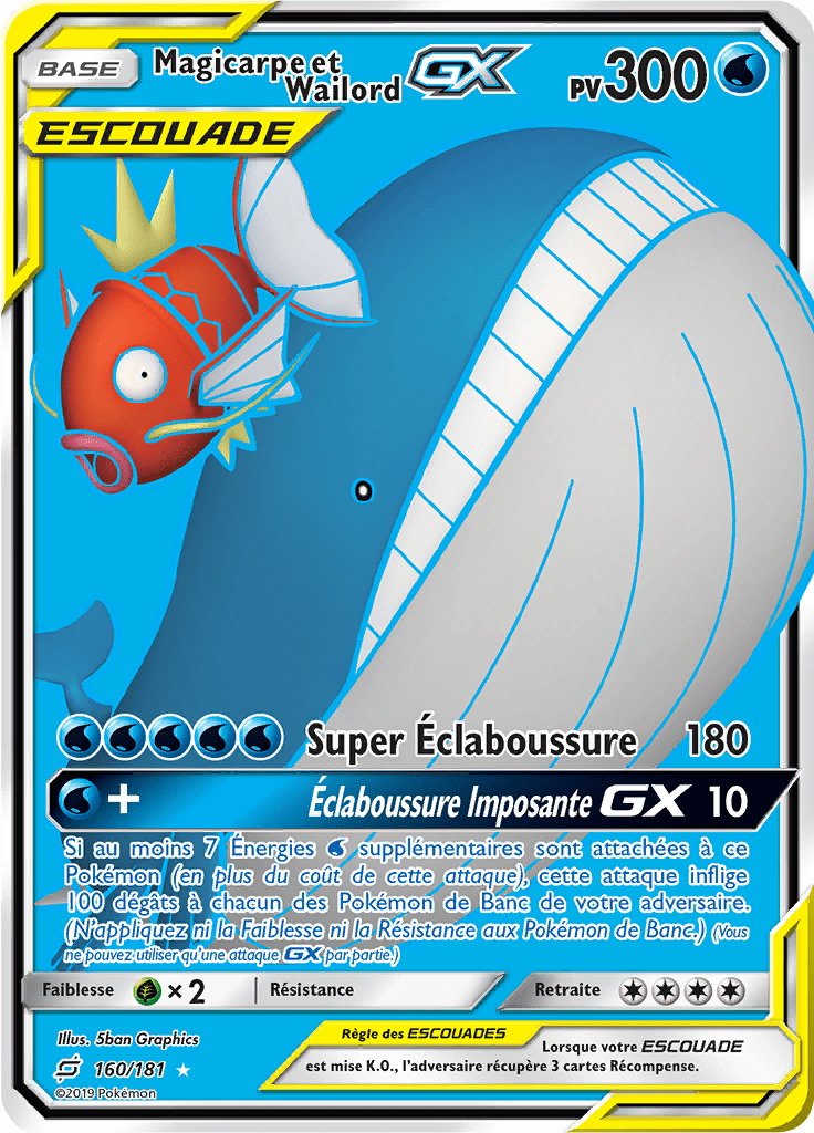 Magicarpe et Wailord GX - SL Duo de Choc - 160 - GX Full Art