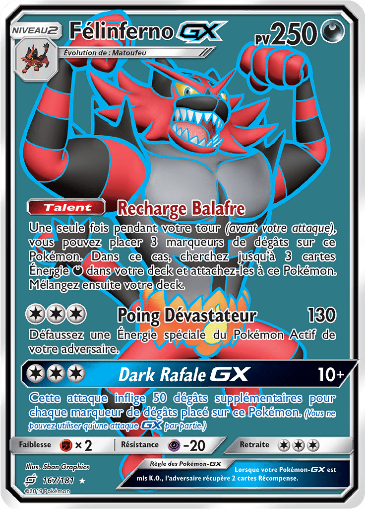 Félinferno GX - SL Duo de Choc - 167 - GX Full Art