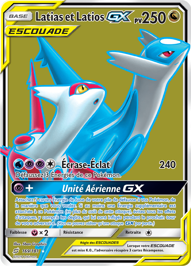 Latias et Latios GX - SL Duo de Choc - 169 - GX Full Art