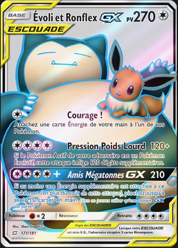 Évoli et Ronflex GX - SL Duo de Choc - 171 - GX Full Art