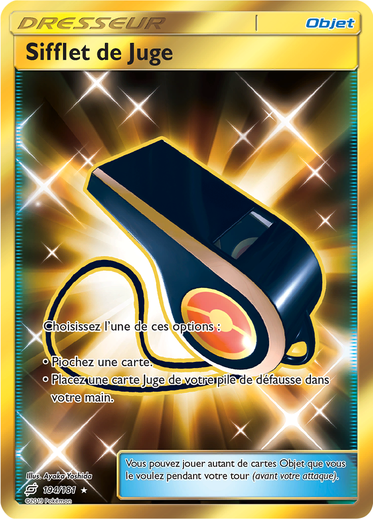 Sifflet de Juge - SL Duo de Choc - 194 - Trainer gold