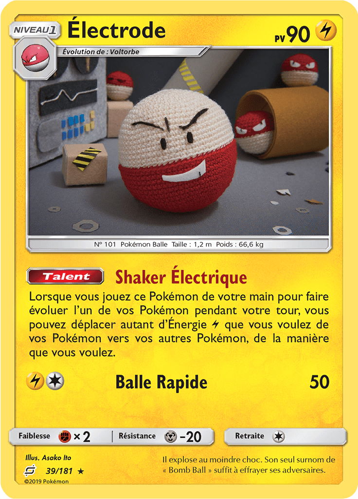 Électrode - SL Duo de Choc - 039 - Holographique rare