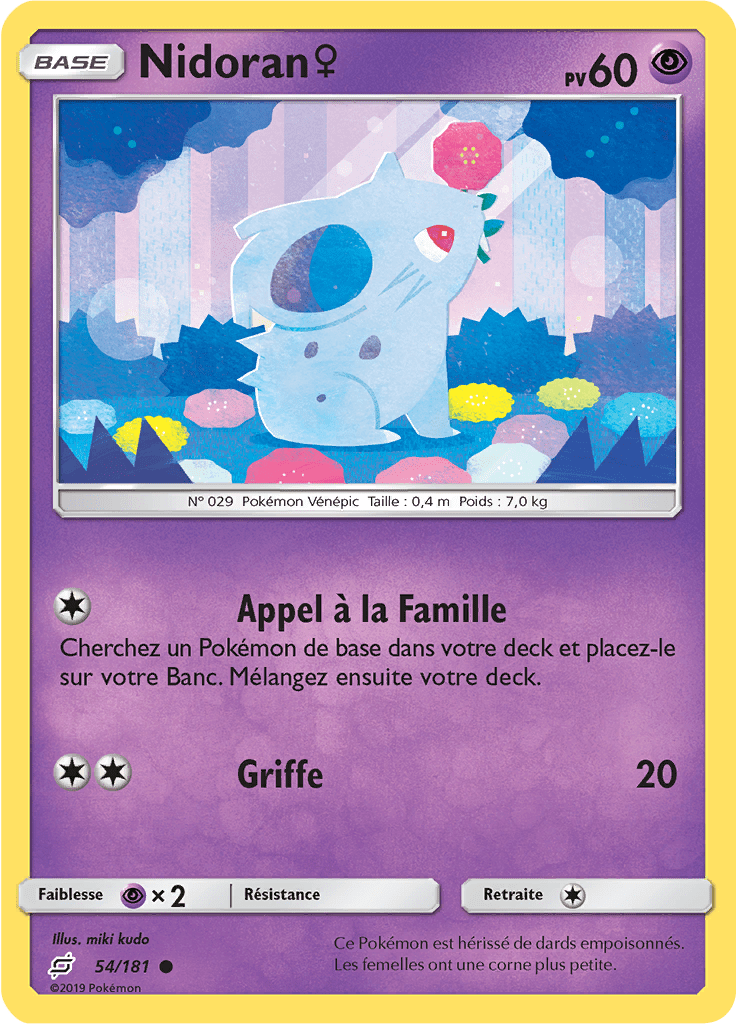 Nidoran♀ - SL Duo de Choc - 054 - Commune