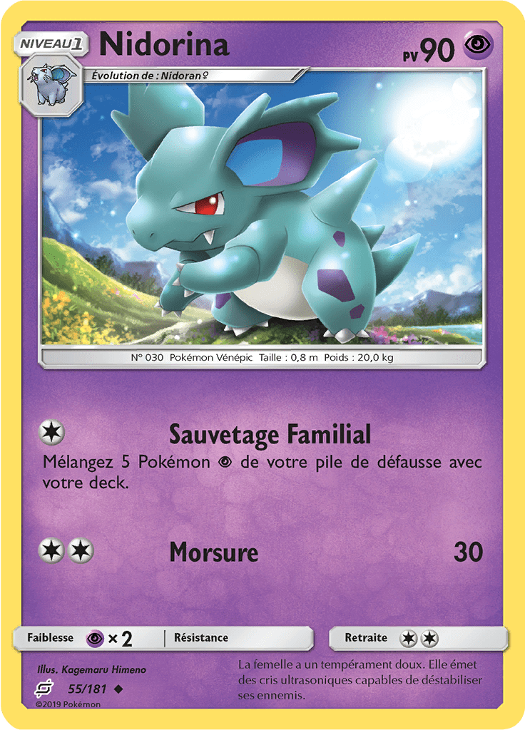 Nidorina - SL Duo de Choc - 055 - Peu commune