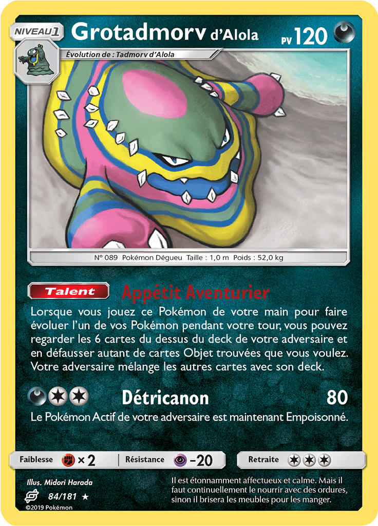 Grotadmorv d'Alola - SL Duo de Choc - 084 - Rare