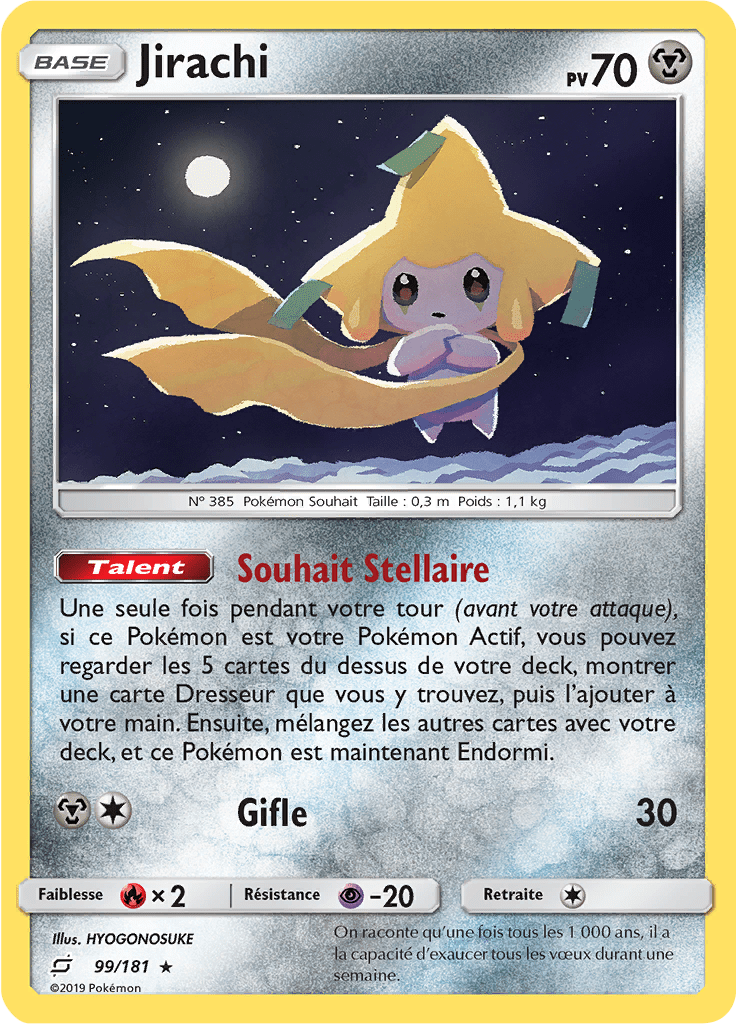 Jirachi - SL Duo de Choc - 099 - Holographique rare
