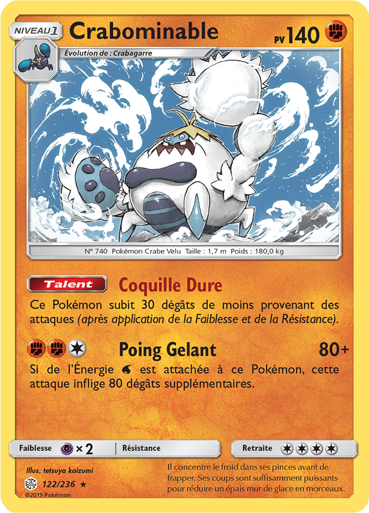 Crabominable - SL Éclipse Cosmique - 122 - Rare