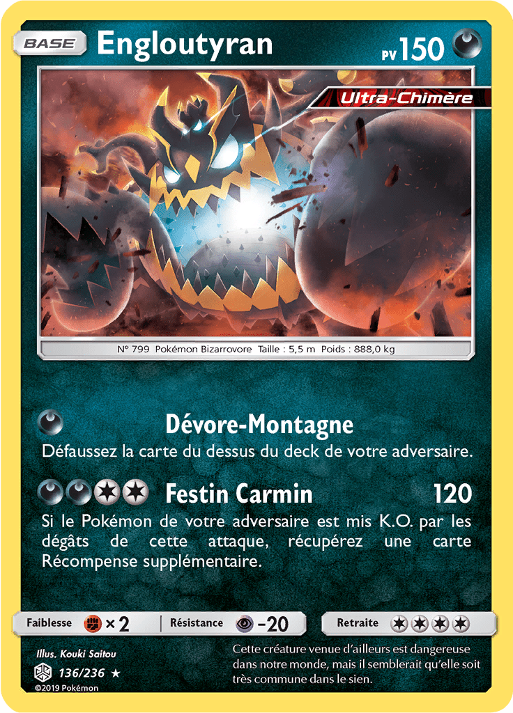 Engloutyran - SL Éclipse Cosmique - 136 - Holographique rare