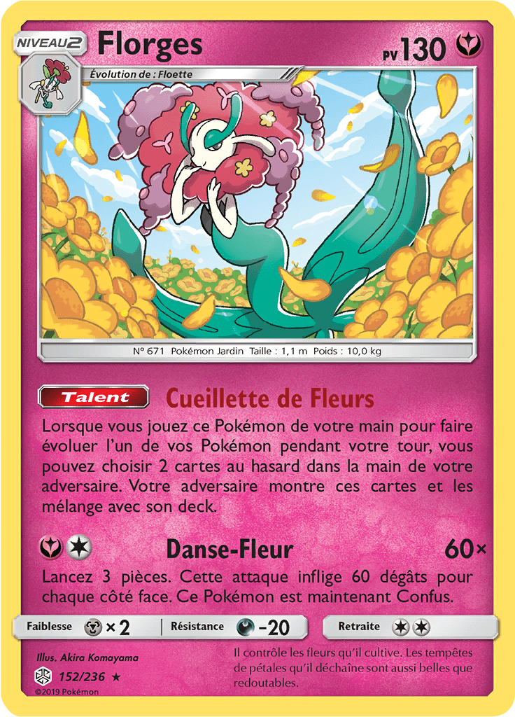 Florges - SL Éclipse Cosmique - 152 - Holographique rare