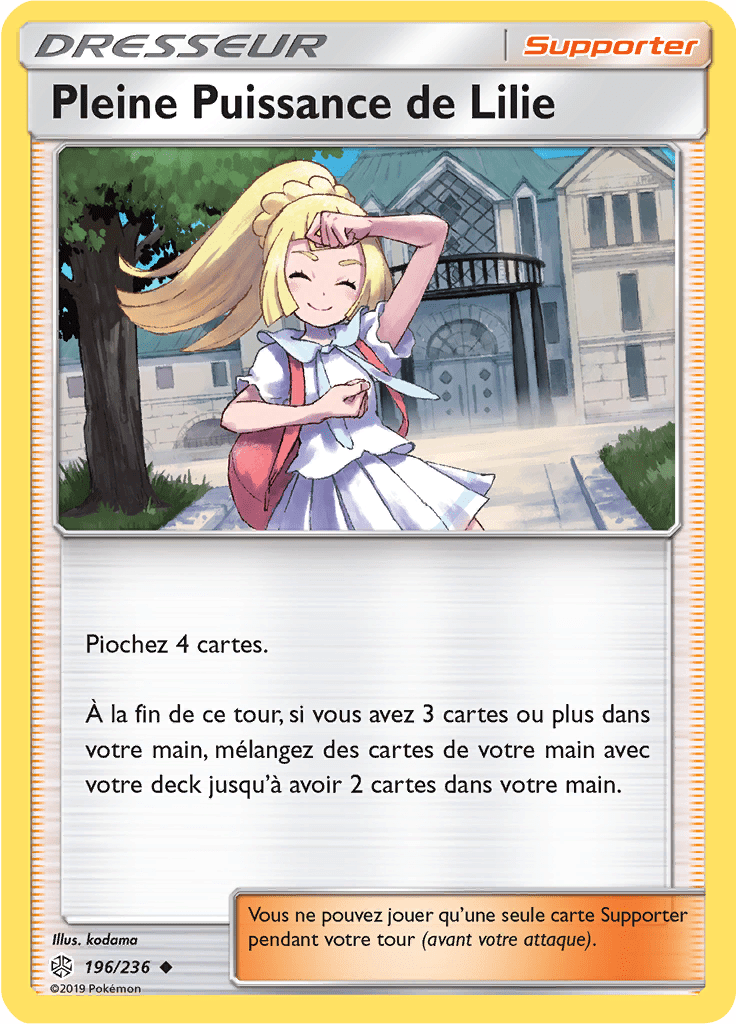 Pleine Puissance de Lilie - SL Éclipse Cosmique - 196 - Peu commune