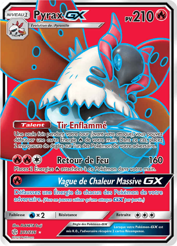 Pyrax GX - SL Éclipse Cosmique - 213 - GX Full Art