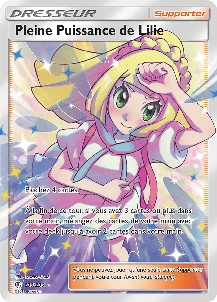 Pleine Puissance de Lilie - SL Éclipse Cosmique - 230 - Trainer Full Art