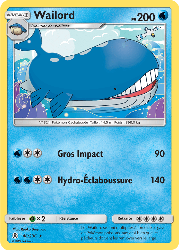 Wailord - SL Éclipse Cosmique - 046 - Rare
