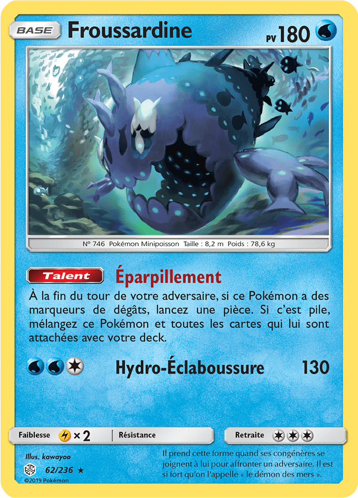 Froussardine - SL Éclipse Cosmique - 062 - Holographique rare