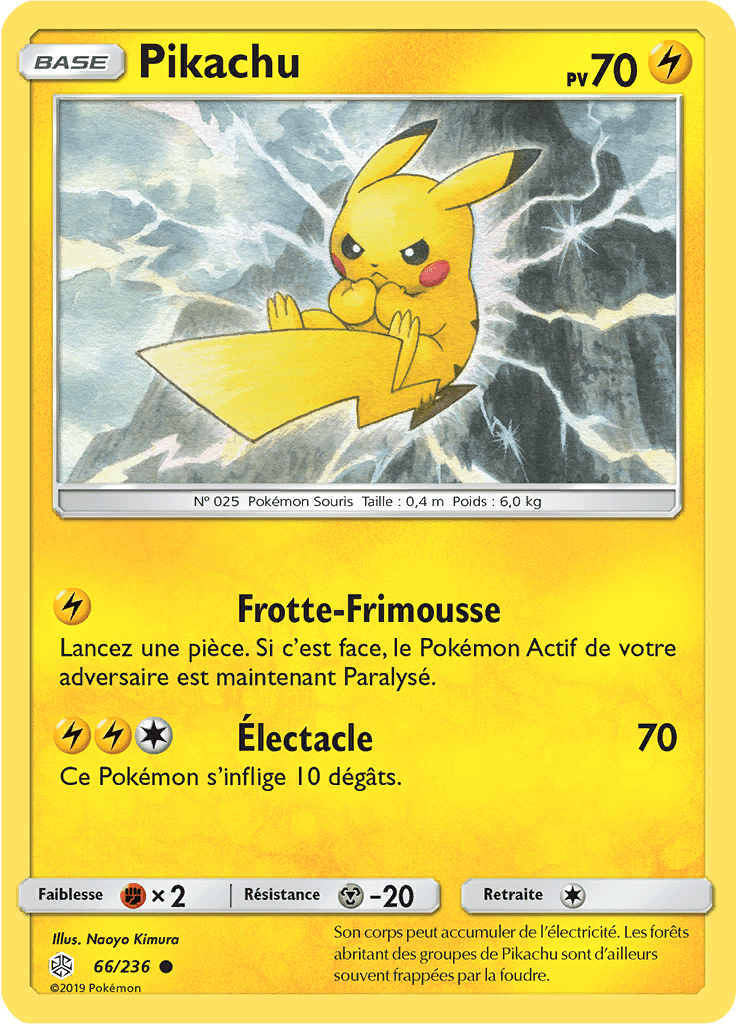 Pikachu - SL Éclipse Cosmique - 066 - Commune