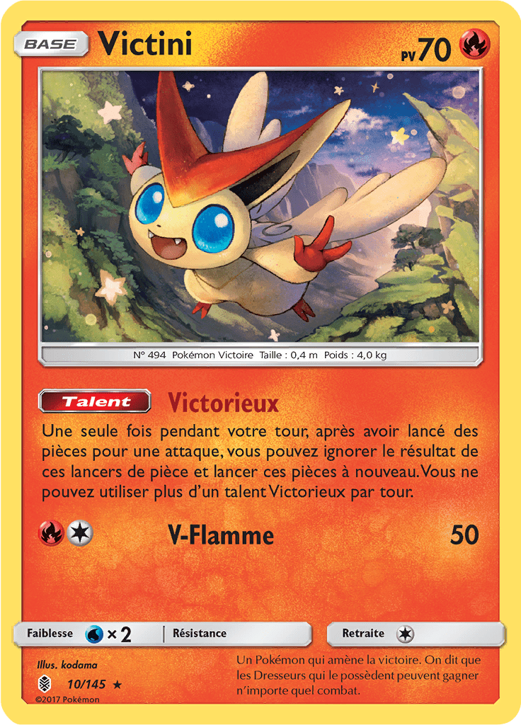 Victini - SL Gardiens Ascendants - 010 - Holographique rare