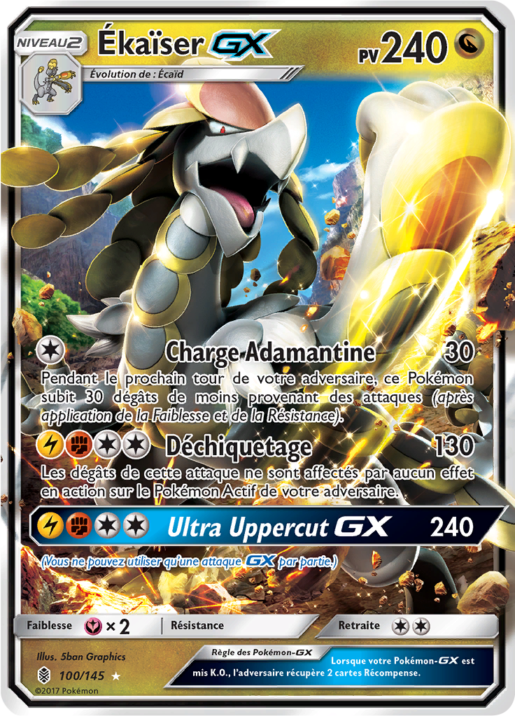 Ékaïser GX - SL Gardiens Ascendants - 100 - Holographique rare GX