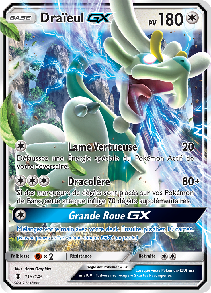 Draïeul GX - SL Gardiens Ascendants - 115 - Holographique rare GX