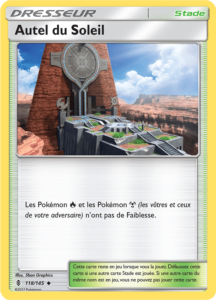 Autel du Soleil - SL Gardiens Ascendants - 118 - Peu commune