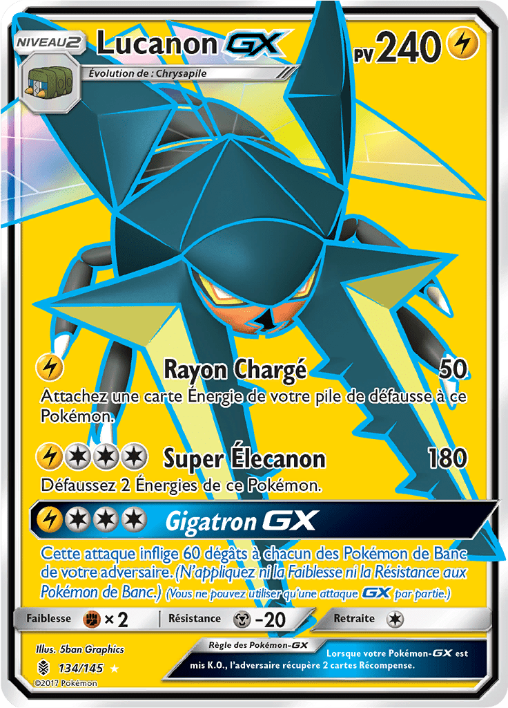Lucanon GX - SL Gardiens Ascendants - 134 - GX Full Art